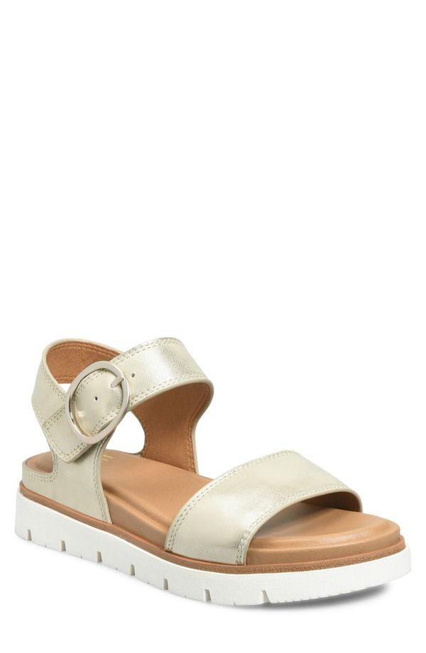 エスエフエフティ レディース シューズ ヒール プラットフォーム サンダル アンクル Sfft Gweneth Ankle Straplatform Sandal Platino