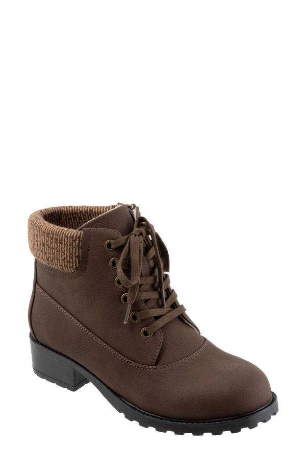 トロッターズ レディース シューズ ブーツ・レインブーツ Trotters Bellamy Faux Fur Lined Bootie Dark Brown ブラウン