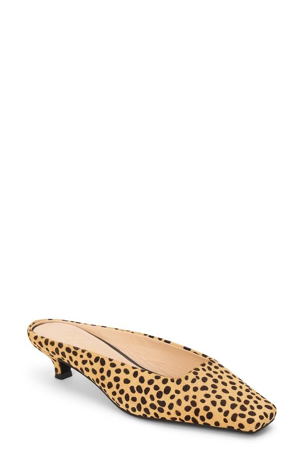 マチス レディース シューズ ヒール Matisse Classy Kitten Heel Mule Cheetah