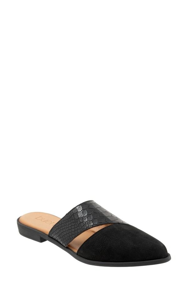 ブエノ レディース シューズ パンプス Bueno Blaze Pointed Toe Mule Black Nubuck ブラック