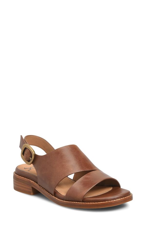 エスエフエフティ レディース シューズ ヒール サンダル Sfft Nivian Slingback Sandal Golden Brown ブラウン
