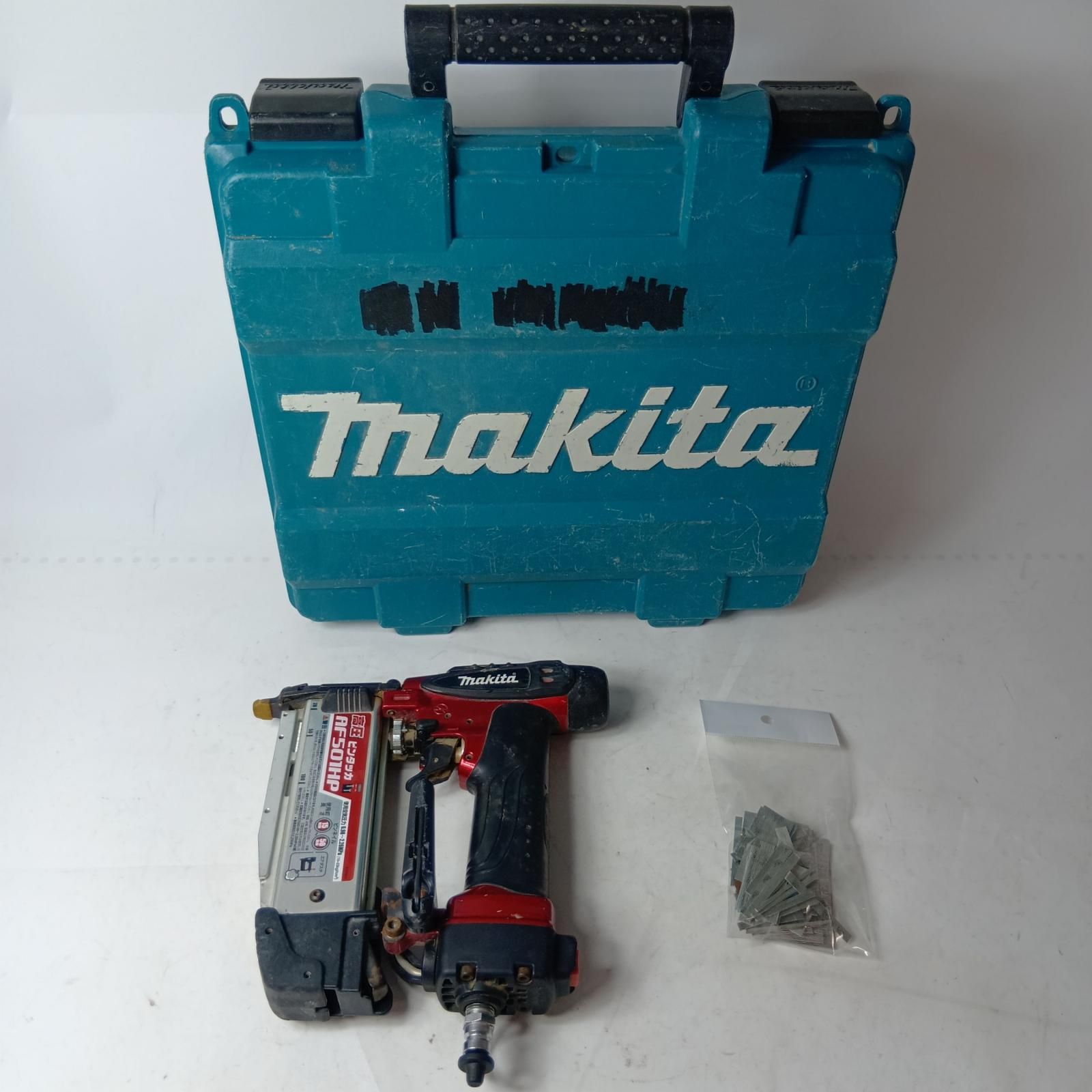 MAKITA マキタ ピンタッカ AF501HP レッド ケース付 高圧 - メルカリ