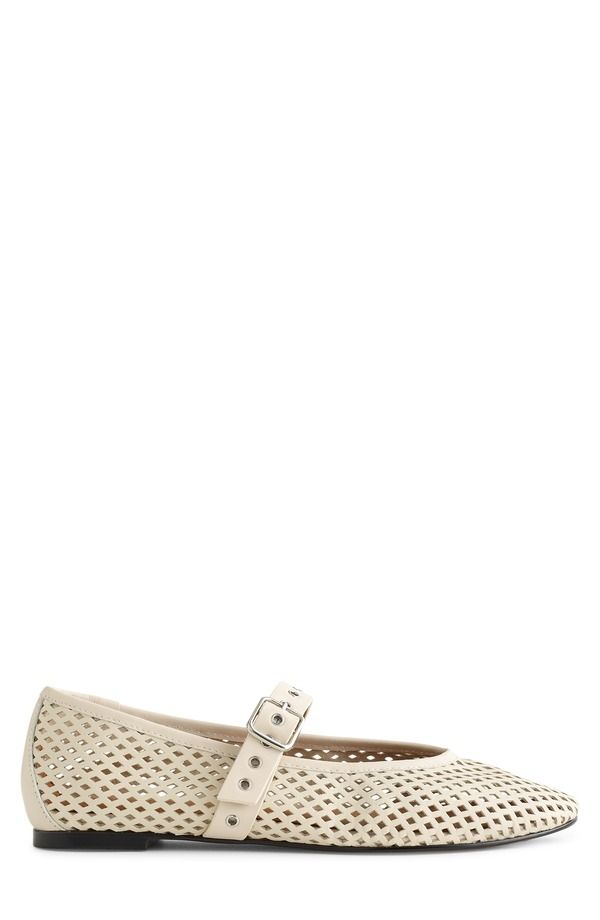 メイドウェル レディース シューズ パンプス Madewell The Remy Perforated Mary Jane Flat Vintage Muslin