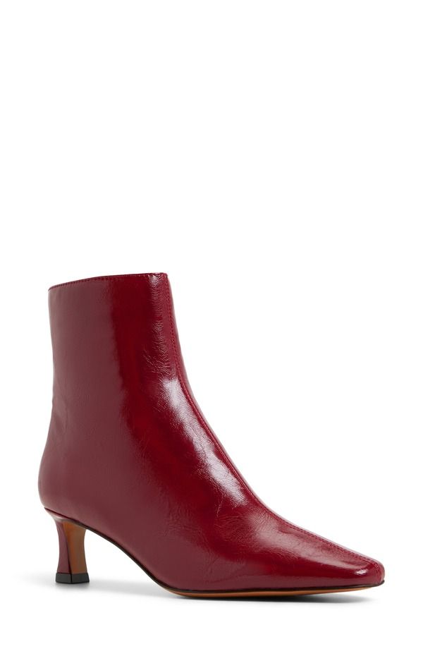 アルド レディース シューズ ブーツ・レインブーツ ヒール ALDO Juliyaa Kitten Heel Bootie Bordo