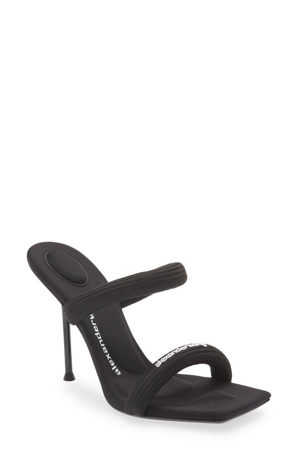 アレキサンダーワン レディース シューズ サンダル Alexander Wang Julie Padded Slide Sandal Black ブラック