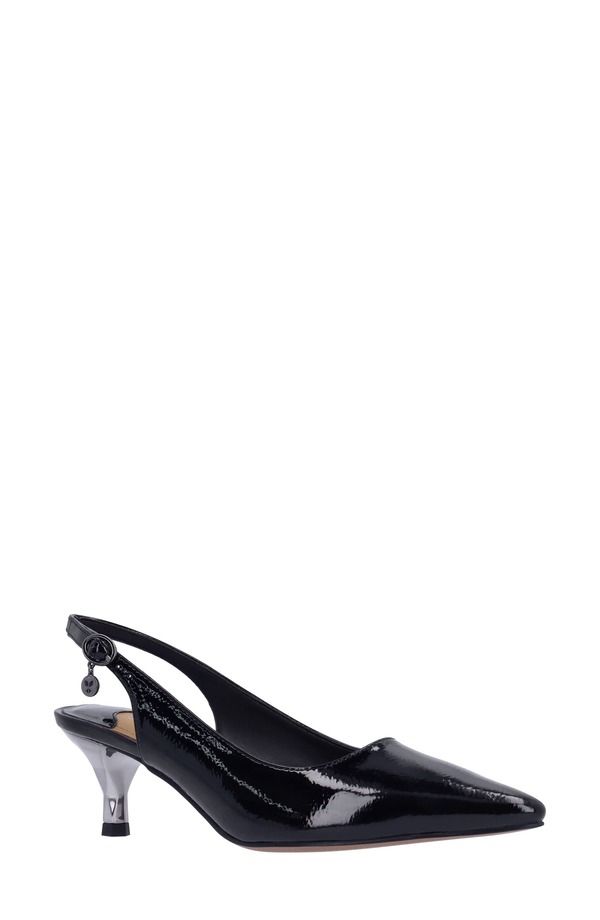 ジェイレニー レディース シューズ ヒール J Rene Ferryanne Slingback Pointed Toe Pump Black ブラック
