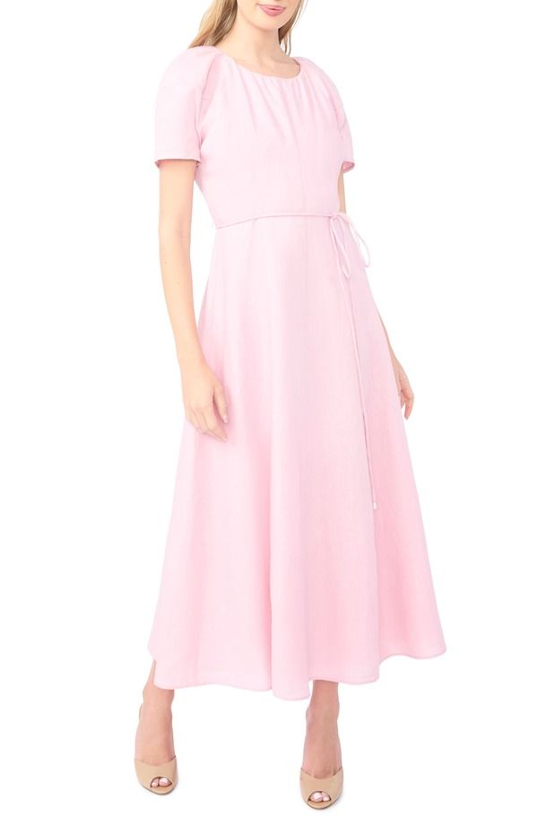 テッドベーカー レディース トップス ワンピース リネン マキシ Ted Baker Allison Raglan Sleeve Linen Maxi Dress Rosy Touch