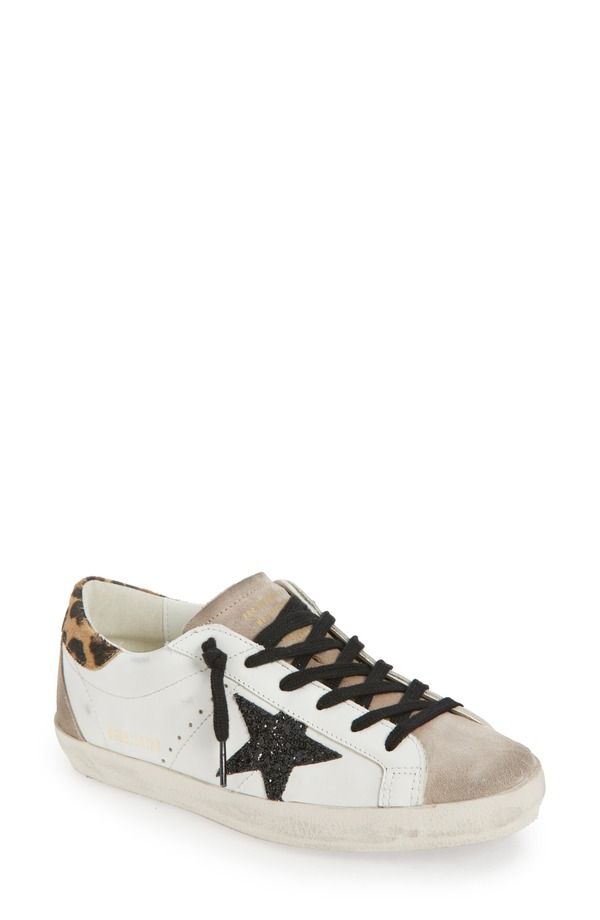 ゴールデングース レディース シューズ スニーカー Golden Goose Super Star Sneaker White Black Beige Leopard ホワイト