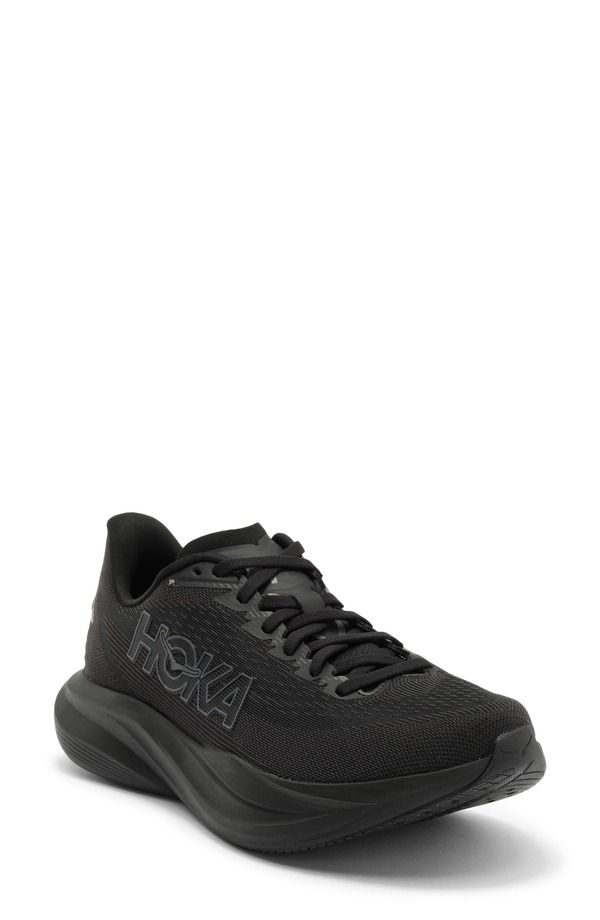 ホカオネオネ レディース シューズ スニーカー HOKA Mach 7 Running Shoe Black Black ブラック