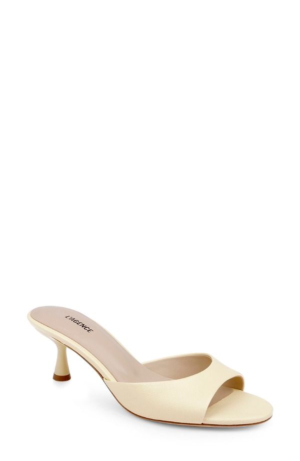 ラジャンス レディース シューズ ヒール サンダル LAGENCE Arleen Slide Sandalemon Leather