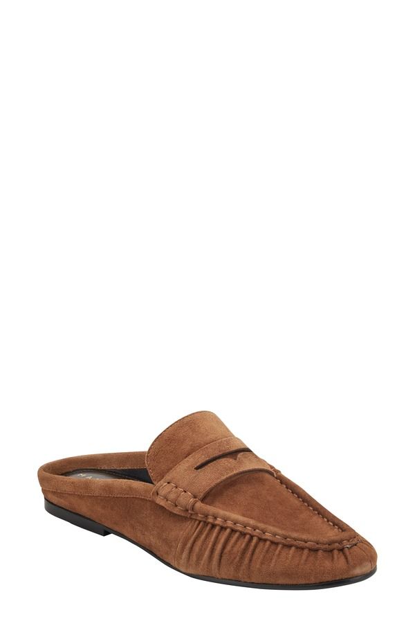 マーク・フィッシャー レディース シューズ スリッポン・ローファー Marc Fisher LTD Jaynie Almond Toe Loafer Mule Medium Natural
