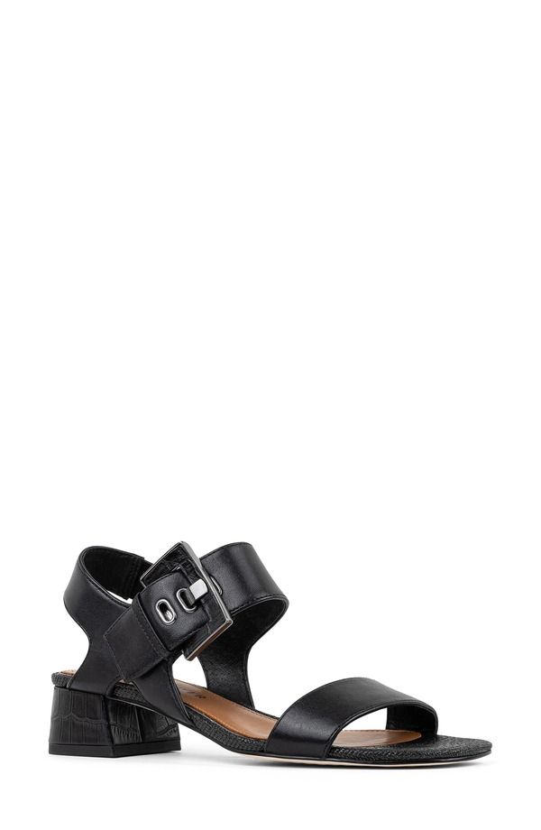 ドナルドプリネール レディース シューズ ヒール サンダル アンクル Donald Pliner Vixi Ankle Strap Sandal Black ブラック