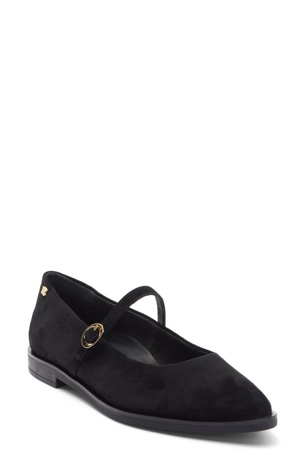 ポール・グリーン レディース シューズ パンプス Paul Green Carla Mary Jane Flat Black Suede ブラック 48,480円