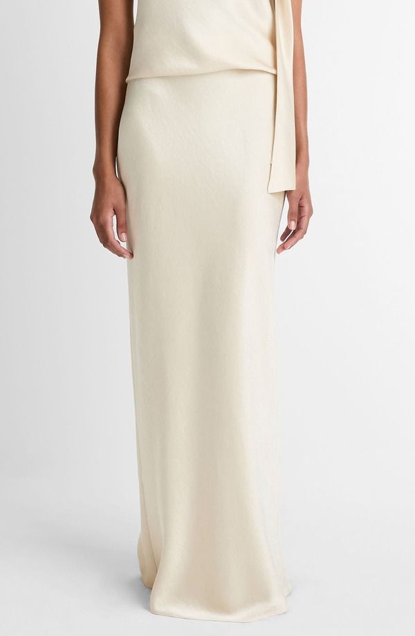 ヴィンス レディース ボトムスカート サテン Vince Satin Bias Column Skirt Bona
