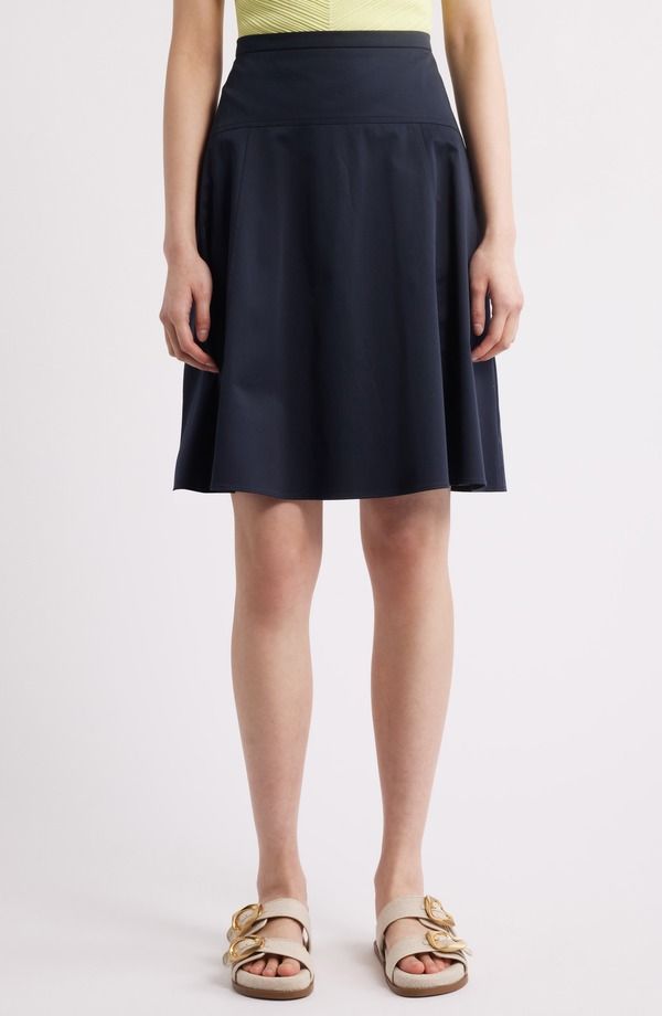 ボス レディース ボトムスカート A ライン BOSS VelaurenaLine Skirt Sky Captain