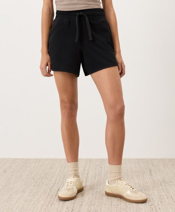 パクト レディース ボトムス ハーフパンツ・ショーツ ニット Pact CloudKnit Curved Hem Short Black ブラック