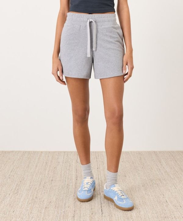 パクト レディース ボトムス ハーフパンツ・ショーツ ニット Pact CloudKnit Curved Hem Short Heather Grey グレー