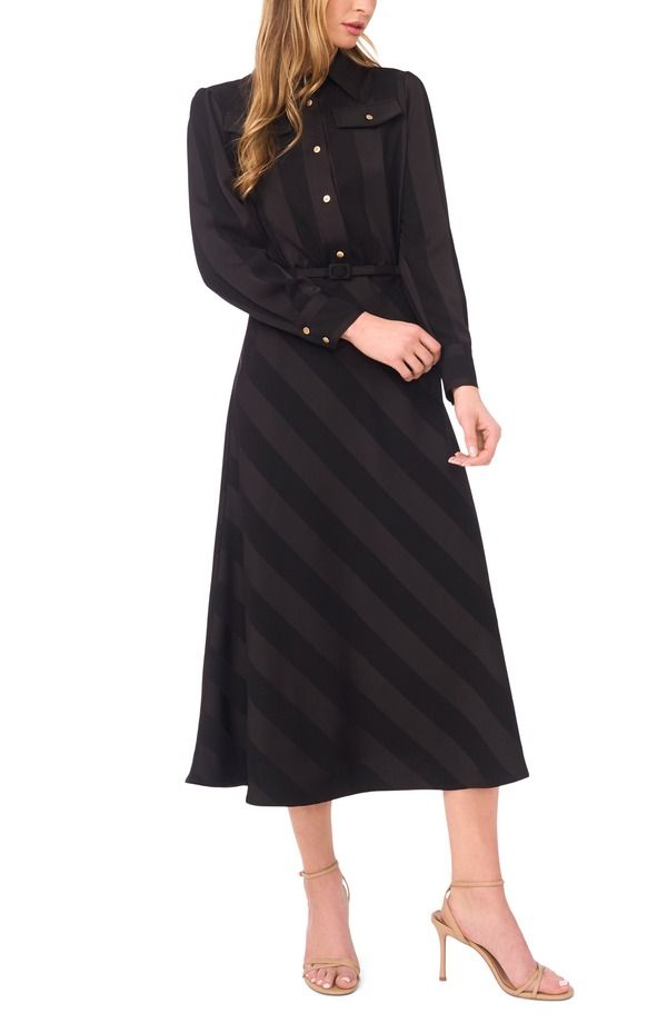 テッドベーカー レディース トップス ワンピース シャツ Ted Baker Isabelle Long Sleeve Shirtdress Rich Black ブラック
