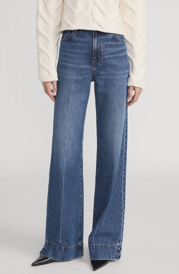 フレーム レディース ボトムス デニムパンツ ハイウエスト ジーンズ FRAME The Slice High Waist Flare Jeans Headliner