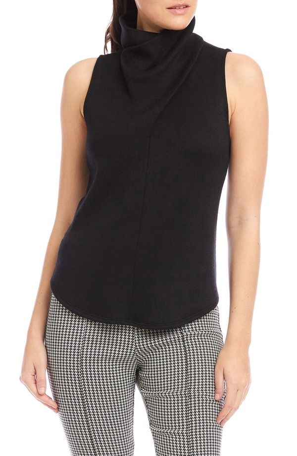 フィフティーントゥエンティ レディース トップス シャツ タートルネック ニット FIFTEEN TWENTY Abbey Turtlenecknitank Black ブラック