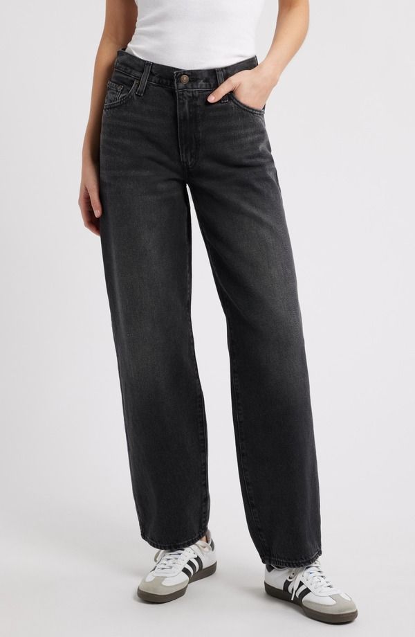 リーバイス レディース ボトムス デニムパンツ ストレート ジーンズ Levis Baggy Dad Straight Leg Jeanshrink Up