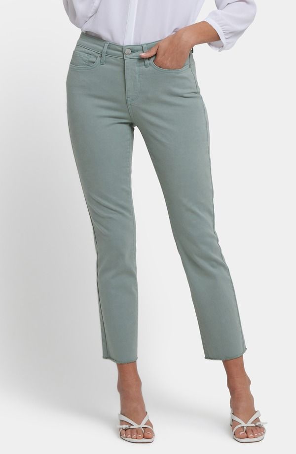 エヌワイディージェイ レディース ボトムス デニムパンツ アンクル ジーンズ NYDJ Sheri Ankle Fray Hem Slim Jeans Mistletoe