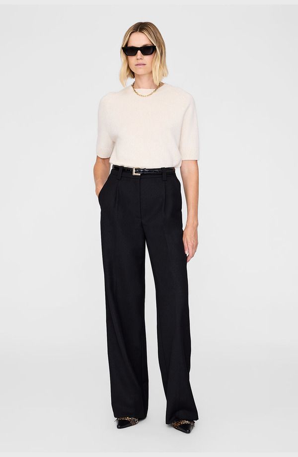 アニービン レディース ボトムス レギンス ANINE BING Trentrouser Black ブラック