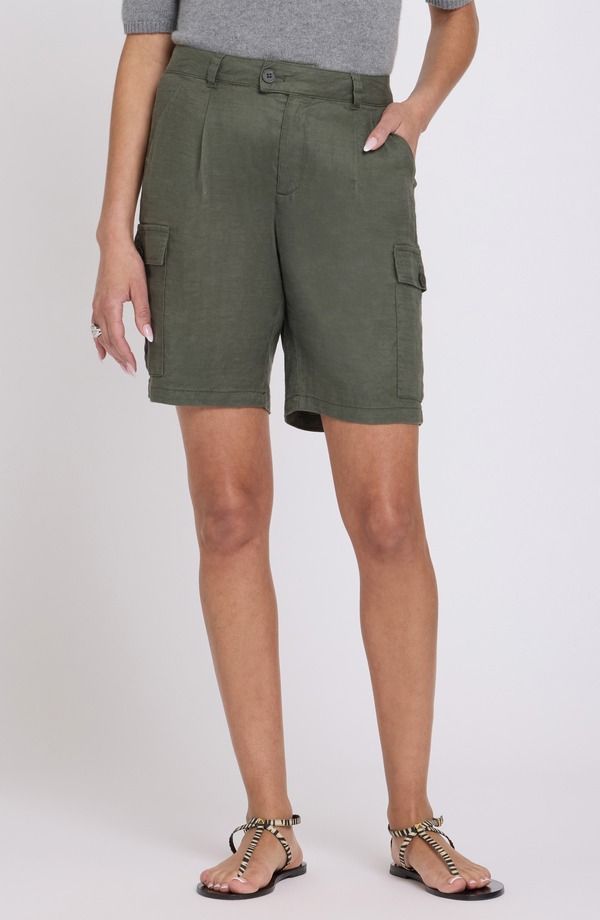 エヌワイディージェイ レディース ボトムス ハーフパンツ・ショーツ ショートパンツ NYDJ Cargo Bermuda Shorts Desert Green グリーン