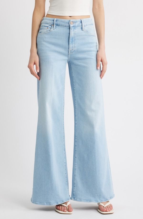 マザー レディース ボトムス カジュアルパンツ ジーンズ MOTHER The Roller Sneak Wide Legs Jeans Ball Is In Your Court