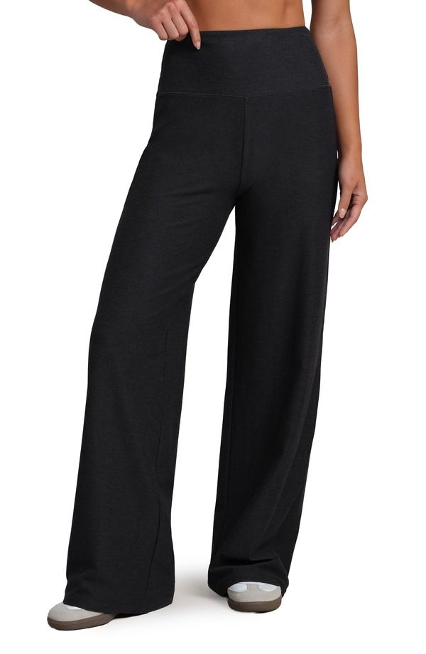 ローヌ レディース ボトムス レギンス ワイドレッグ パンツ Rhone Atmosphere Wide Leg Pants Black Heather ブラック