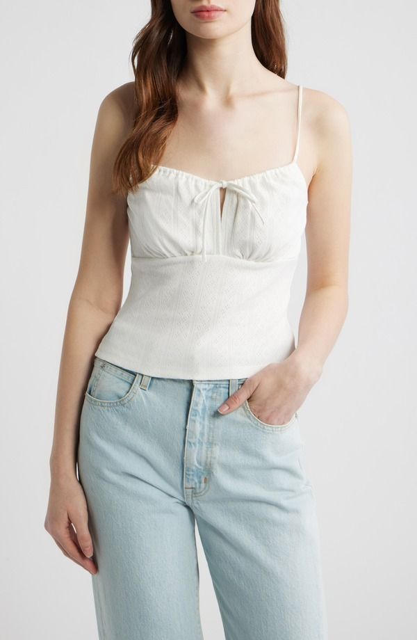 リフォーメーション レディース トップス シャツ ニット Reformation Marissa Knitank Gossamer
