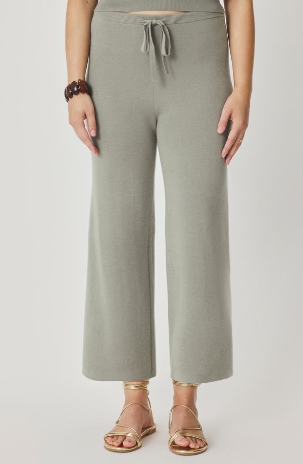 スプレンディット レディース ボトムス レギンス パンツ セーター Splendid Christa Crop Sweater Pants Eucalyptus Green グリーン 28,470円