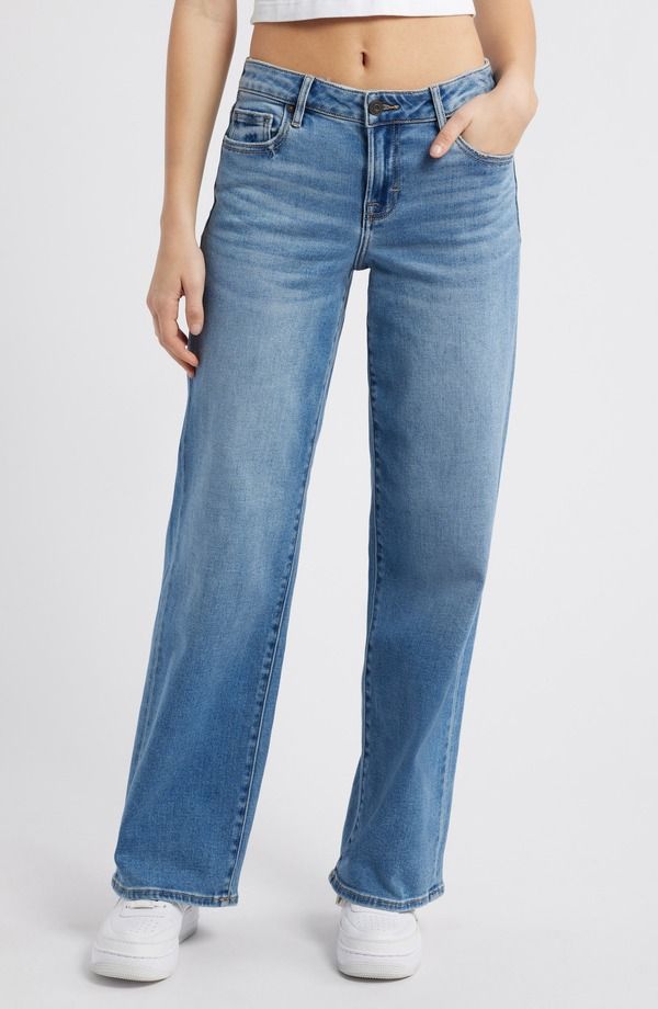 ヒドゥン ジーンズ レディース ボトムス デニムパンツ ワイドレッグ HIDDEN JEANS Wide Leg Dad Jeans Med Wash