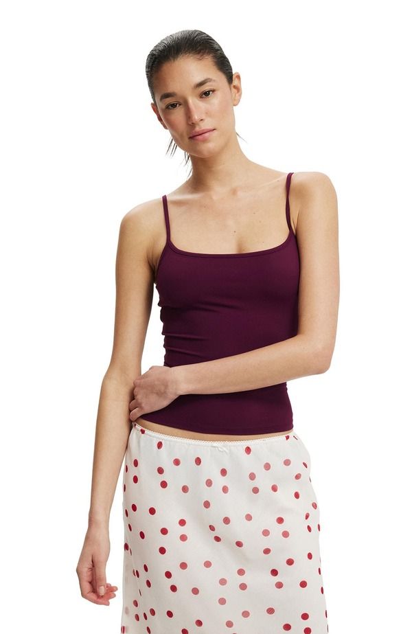 コットンオン レディース トップス シャツ Cotton Womens Hold Me Cami Blackberry Belle