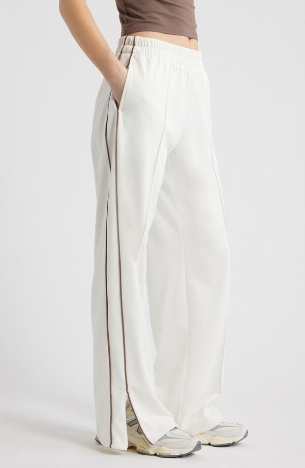 ビーピー レディース ボトムス レギンス トラックパンツ フリース BP Fleece Track Pants Ivory アイボリー