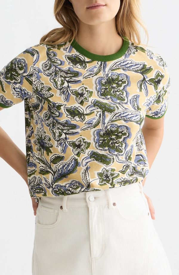 スコッチアンドソーダ レディース トップス シャツ プリント ニット Scotch Soda Print Knitop Lucky Bandana Multi Parsnip マルチカラー