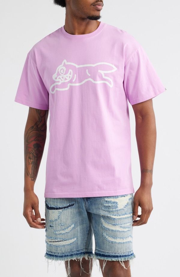 アイスクリーム メンズ トップス Tシャツ グラフィック ICECREAM Checker Graphic TShirt Orchid チェック