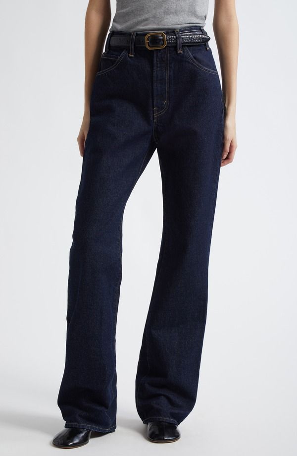 ニリロータン レディース ボトムス デニムパンツ ハイウエスト ジーンズ Nili Lotan Joan High Waist Jeans Indigo Rinse インディゴ