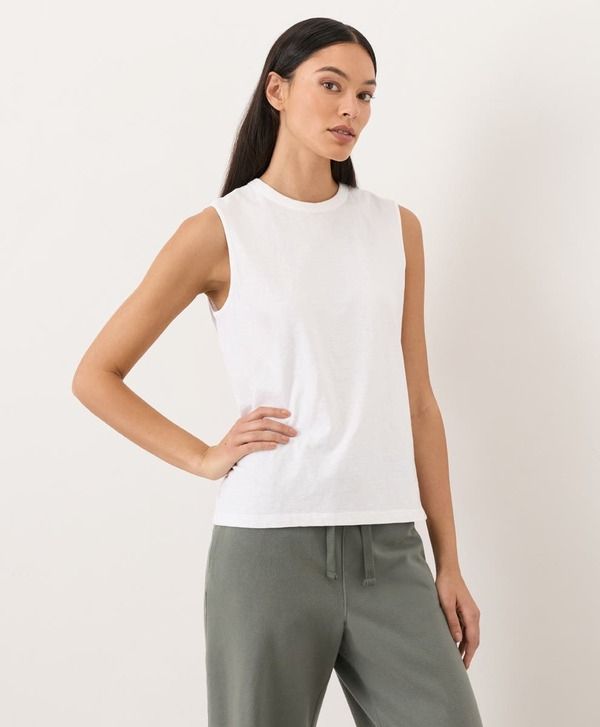 パクト レディース トップス シャツ コットン Pact Organicotton SoftSlub Essential Tank White ホワイト