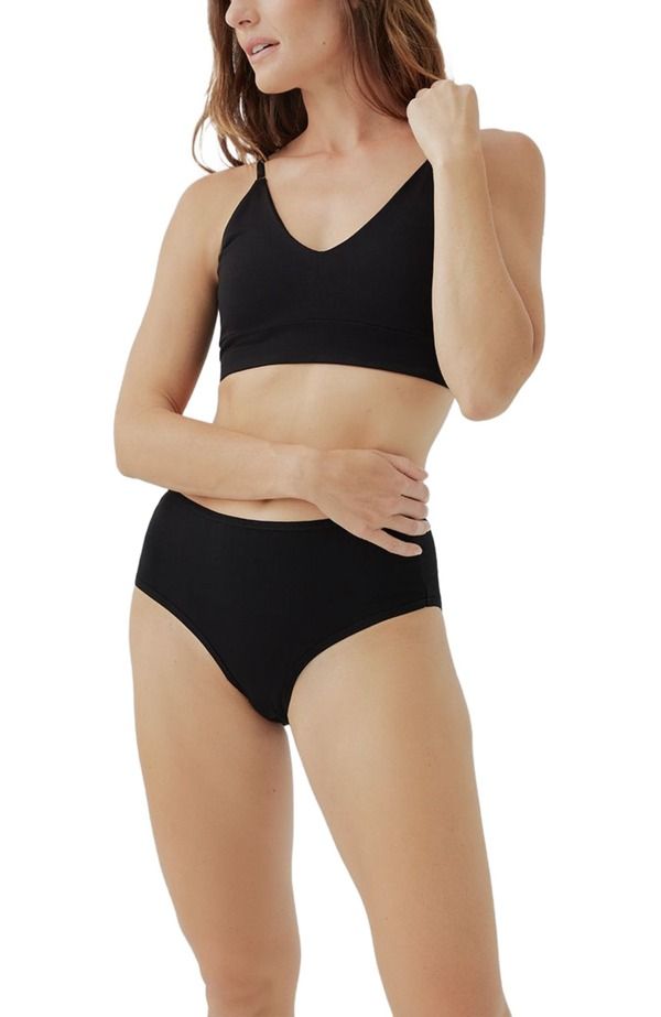 パクト レディース トップス Tシャツ コットン Pact Organicotton Everyday Classic TShirt Bra Black ブラック