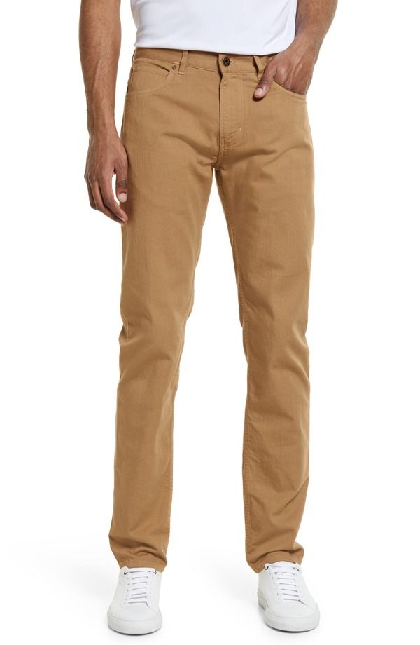 ビリーレイド メンズ ボトムス カジュアルパンツ コットン リネン Billy Reid Cotton Linen Blend Pants Dark Tan タン