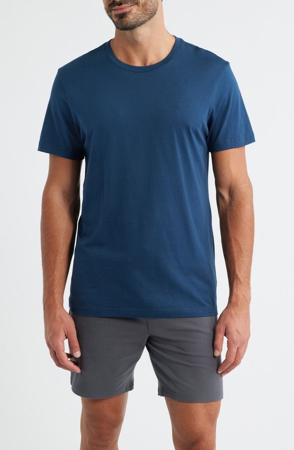 マック ウェルダン メンズ トップス Tシャツ スリムフィット クルーネック コットン Mack Weldon Slim Fit Crewneck Pima Cotton TShirtrue Navy ネイビー 12,030円