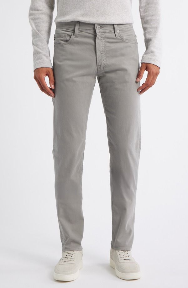 エージー メンズ ボトムス カジュアルパンツ Tシャツ AG Tellistretch Sateen Modern Slim Pants Ironwood