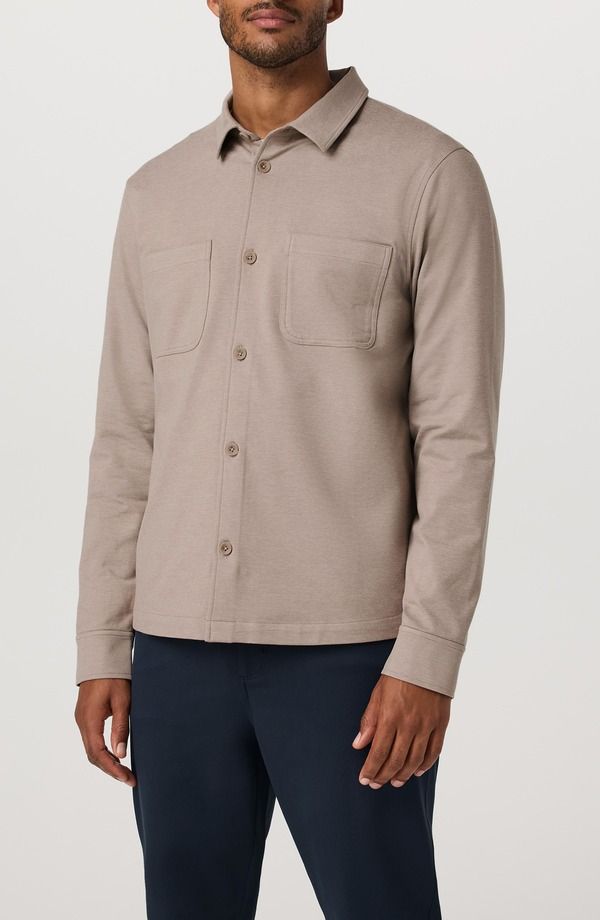 ビュオーリ メンズ アウター ジャケット・ブルゾン シャツ Vuori Coronado Shirt Jacket Pumice Heather ヘザー