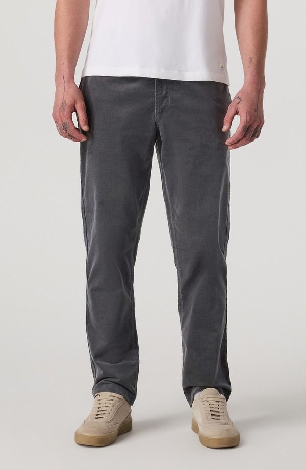 ビュオーリ メンズ ボトムス カジュアルパンツ コーデュロイ コットン Vuori Optimist Elastic Waistretch Cotton Corduroy Pants Charcoal チャコール