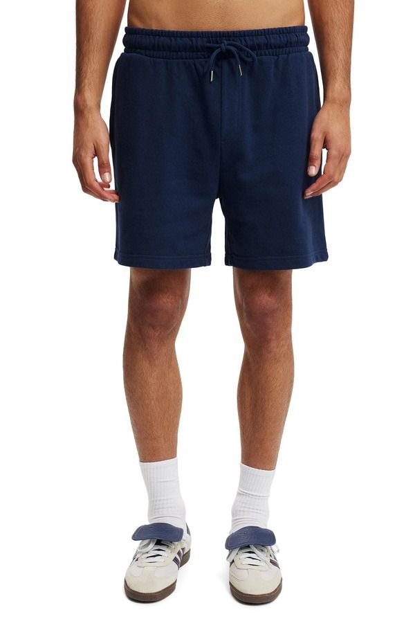 コットンオン メンズ ボトムス ハーフパンツ・ショーツ フリース Cotton Mens Everyday Fleece Short Indigo インディゴ