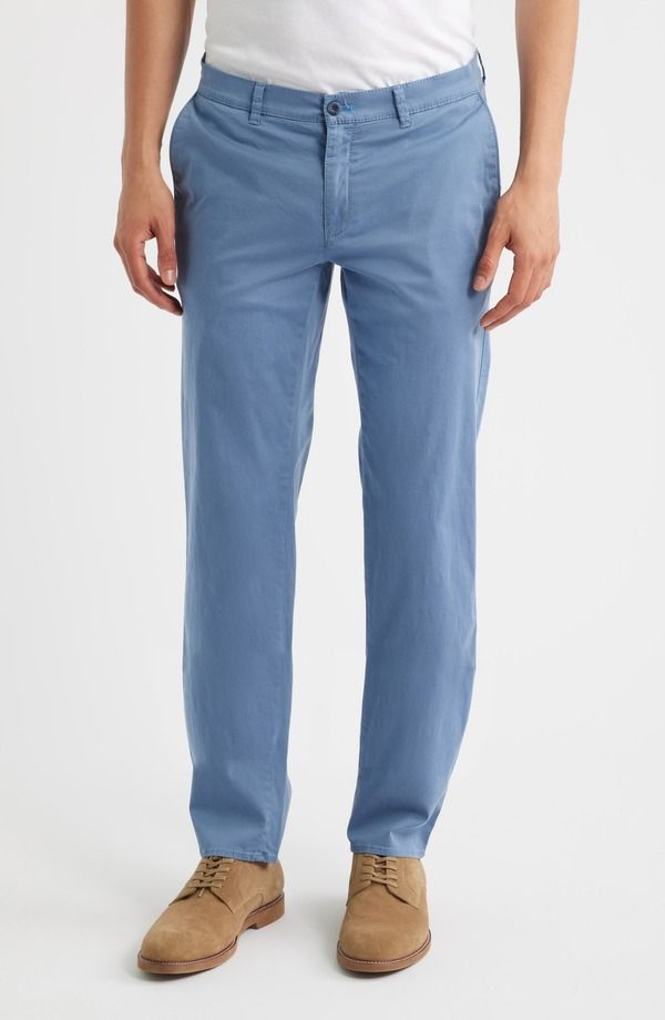 ブラックス メンズ ボトムス カジュアルパンツ コットン Brax Fabio Micropattern Flat Front Cotton Blend Pantstorm