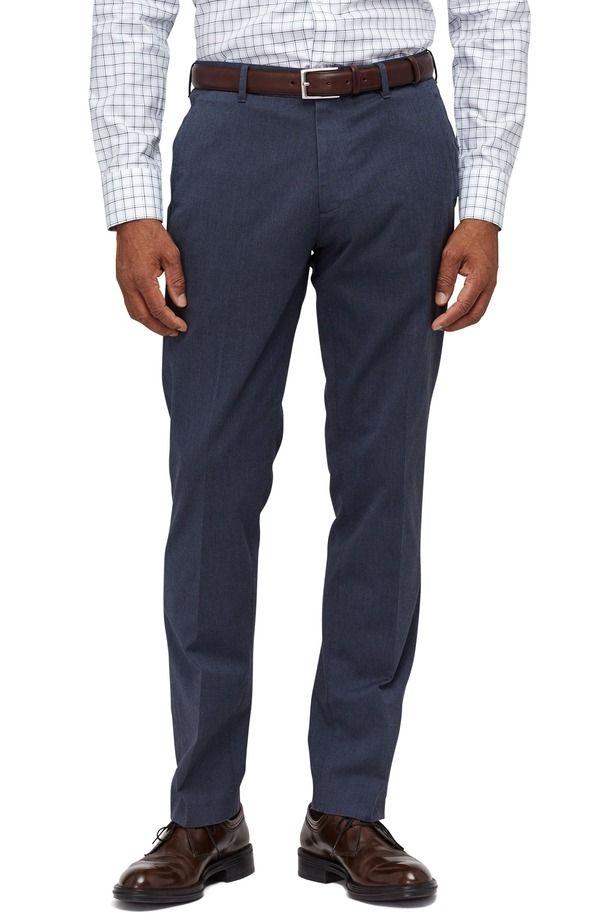 ボノボス メンズ ボトムス カジュアルパンツ スリムフィット Bonobostretch Weekday Warrior Slim Fit Dress Pants Blue Grey グレー