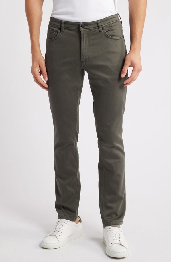 ロバートバラケット メンズ ボトムス カジュアルパンツ Robert Barakett Linear 5Pocket Pants Olive オリーブ