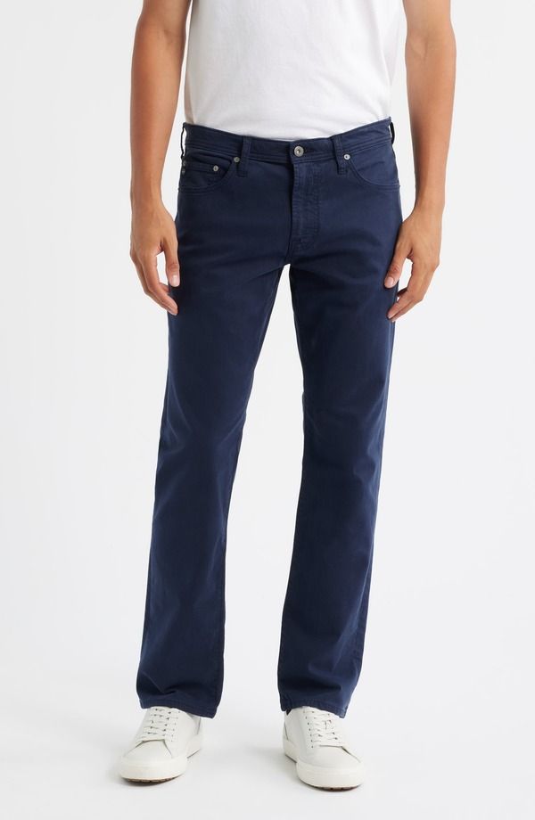 エージー メンズ ボトムス カジュアルパンツ ストレート AG Protg Italian Light Bedford Straight Leg Pantsulfur Deep Navy ネイビー
